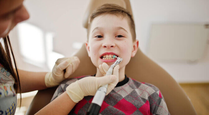 little boy dentist chair children dental